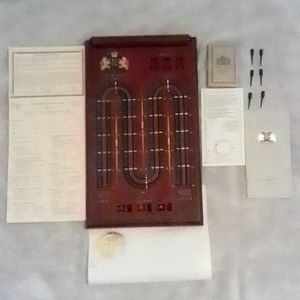 Noble games cribbage .three track cribbage cherry